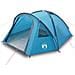 Tenda da campeggio con tetto Blu 308 x 268 x 130 cm Poliestere - Foto miniatura 3