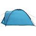 Tenda da campeggio con tetto Blu 308 x 268 x 130 cm Poliestere - Foto miniatura 5