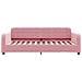 Divano Letto Estraibile con Cassetti Rosa 90x200 cm Velluto - Foto miniatura 7
