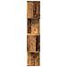 Libreria 4 Ripiani Legno Vecchio 70x24x129 cm in Truciolato - Foto miniatura 6