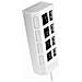 Hub Usb 2.0 A 4 Porte Con Interruttori Individuali - Bianco, Ideale Per Espandere La Connettività - Foto miniatura 2