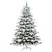 Albero di Natale Artificiale con Rami Pieghevoli Bianco 240 cm - Foto miniatura 3