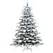 Albero di Natale Artificiale con Rami Pieghevoli Bianco 240 cm - Foto miniatura 4