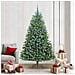 Albero di Natale Artificiale con Rami Pieghevoli Verde 210 cm - Foto miniatura 2