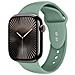 Bracciale Per Apple Watch 38 / 40 / 41 / 42mm In Silicone Liquido, Verde - Foto miniatura 1