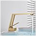 Rubinetto per lavabo da bagno, Blackswan, tipo M365, modello oro opaco, misura 19 cm - Foto miniatura 3
