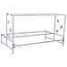 Supporto Portavaso In Metallo Bianco 80x44x44h - Foto miniatura 6