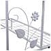 Supporto Portavaso In Metallo Bianco 80x44x44h - Foto miniatura 7