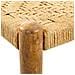 Sgabello In Legno E Corda Marrone 90x44x35h - Foto miniatura 3