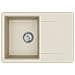 Lavello Beige 670 x 460 mm 80% Quarzo e 20% Resina - Foto miniatura 6