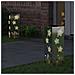 Faro LED solare per sentieri 2 pcs Argento Acciaio zincato - Foto miniatura 3