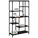 Libreria Rovere Nero 99 x 35,5 x 176 cm Legno multistrato - Foto miniatura 3