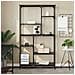 Libreria Rovere Nero 99 x 35,5 x 176 cm Legno multistrato - Foto miniatura 4