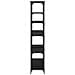 Libreria Rovere Nero 99 x 35,5 x 176 cm Legno multistrato - Foto miniatura 6