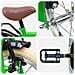 Bicicletta per Bambini 12 Pollici per bambini di 2-4 anni Verde - Foto miniatura 4