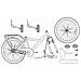 Bicicletta per Bambini 12 Pollici per bambini di 2-4 anni Verde - Foto miniatura 8