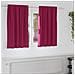Tende Blackout con Anelli 2 pcs Rosso Vino 140 x 140 cm - Foto miniatura 2