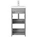 Mobile da bagno con lavabo Sonoma grigio 42 x 40 x 84,5 cm - Foto miniatura 3