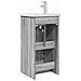 Mobile da bagno con lavabo Sonoma grigio 42 x 40 x 84,5 cm - Foto miniatura 5