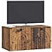 Mobile Porta TV da Muro Legno antico 59,5 x 31 x 30 cm - Foto miniatura 2