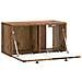 Mobile Porta TV da Muro Legno antico 59,5 x 31 x 30 cm - Foto miniatura 3