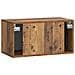 Mobile Porta TV da Muro Legno antico 59,5 x 31 x 30 cm - Foto miniatura 6