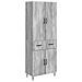 Set di armadi 2 pcs Sonoma grigio 66 x 34,5 x 89,5 cm - Foto miniatura 1