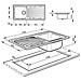 SGE116.1S Serie Alba Lavello da incasso in Acciaio Inox Satinato con 1 Vasca Dimensioni 116 x 50 cm  - Foto miniatura 2