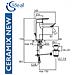 Ceramix New A6542aa Miscelatore Lavabo Monoforo - Foto miniatura 2