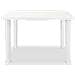 Tavolo Da Giardino 101x68x72 Cm In Plastica Bianco - Foto miniatura 2
