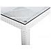 Tavolo Da Giardino 220cm In Rattan Bianco Italy - Foto miniatura 7