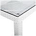 Tavolo Da Giardino 220cm In Rattan Bianco Italy - Foto miniatura 13