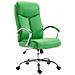 Sedia Ufficio Vaud XL in Similpelle I Poltrona Ergonomica Girevole con Alto Schienale E Braccioli I Poltrona Studio Portata Max 140 kg Verde - Foto miniatura 1