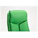 Sedia Ufficio Vaud XL in Similpelle I Poltrona Ergonomica Girevole con Alto Schienale E Braccioli I Poltrona Studio Portata Max 140 kg Verde - Foto miniatura 5