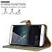 Custodia Compatibile Con Huawei Mate S In Marrone Cappuccino - Coperchio Protettiva Con Chiusura Magnetica, Funzione Stand E Tasca Per Le Carte - Foto miniatura 7