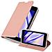 Custodia Compatibile Con Nokia Lumia 640 In Classy Oro Rosa - Coperchio Protettiva Con Chiusura Magnetica, Funzione Stand E Tasca Per Le Carte - Foto miniatura 1