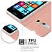 Custodia Compatibile Con Nokia Lumia 640 In Classy Oro Rosa - Coperchio Protettiva Con Chiusura Magnetica, Funzione Stand E Tasca Per Le Carte - Foto miniatura 6