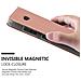 Custodia Compatibile Con Nokia Lumia 640 In Classy Oro Rosa - Coperchio Protettiva Con Chiusura Magnetica, Funzione Stand E Tasca Per Le Carte - Foto miniatura 9