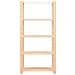 Scaffali A 5 Livelli 3 Pz 80x38x170 Cm Massello Pino Fsc 250 Kg - Foto miniatura 4