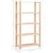 Scaffali A 5 Livelli 3 Pz 80x38x170 Cm Massello Pino Fsc 250 Kg - Foto miniatura 8