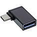 Adattatore Usb 3.2 Gen.2 - Spina Usb-c Su Presa A 90 Angolato Otg - Foto miniatura 1