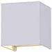 Lampada Led 6W Parete Quadrato Ip65 660Lm 120° Mod. Vt-759 Sku 7079 Bianco Naturale 3000K - Bianco - Foto miniatura 1