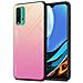 Custodia Compatibile Con Xiaomi Redmi 9t / Poco M3 In Giallo - Rosa - Coperchio Protettivo Bicolore In Vetro Temperato E Silicone Tpu - Foto miniatura 1