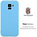 Custodia Compatibile Con Samsung Galaxy A5 2018 In Candy Blu - Coperchio Protettivo In Silicone Tpu Flessibile - Foto miniatura 3