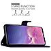Custodia Compatibile Con Samsung Galaxy S10 5g In Lilla Scuro Fiore - Coperchio Protettivo In Design Floreale Con Chiusura Magnetica, Funzione Stand E Slot Per Carte - Foto miniatura 4