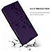 Custodia Compatibile Con Samsung Galaxy S10 5g In Lilla Scuro Fiore - Coperchio Protettivo In Design Floreale Con Chiusura Magnetica, Funzione Stand E Slot Per Carte - Foto miniatura 7