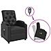 Poltrona Alzapersona Massaggiante Nera in Similpelle - Foto miniatura 1