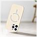 Cover Iphone 14 Pro Compatibile Magsafe Semi-rigida Soft-touch Bianca - Foto miniatura 2