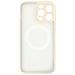 Cover Iphone 14 Pro Compatibile Magsafe Semi-rigida Soft-touch Bianca - Foto miniatura 4