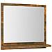 Specchio Da Bagno Rovere Fumo 40x10,5x37cm In Legno Multistrato - Foto miniatura 2